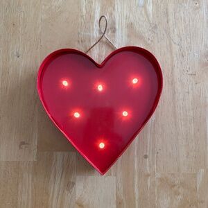 Heart Marquee with Lights